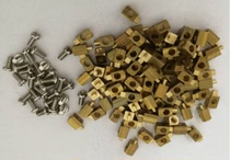 5X5 copper terminal blocks Copper terminal blocks Copper column car parts processing to customize a variety of non-standard parts