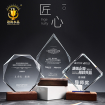 K9 Crystal Trophy Creative Trophy Medal Customization Enterprise Employee Award Award Award Award Award Award Annual trophy Customization