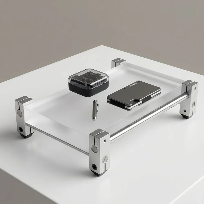 Metal Display Stand, Acrylic Tray, Edc Accessories, Gaming Tea Room Office Versatile Tray, Unparalleled Quality Metal Display Stand, Acrylic Tray, Edc Accessories, Gaming Tea Room Office Versatile Tray, Unparalleled Quality