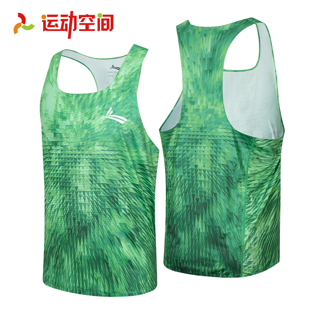 Vorandi Athletics Running Marathon Back Heart body test for sleeveless Easy Suction sweat Fitness Speed Dry Training Men-Taobao