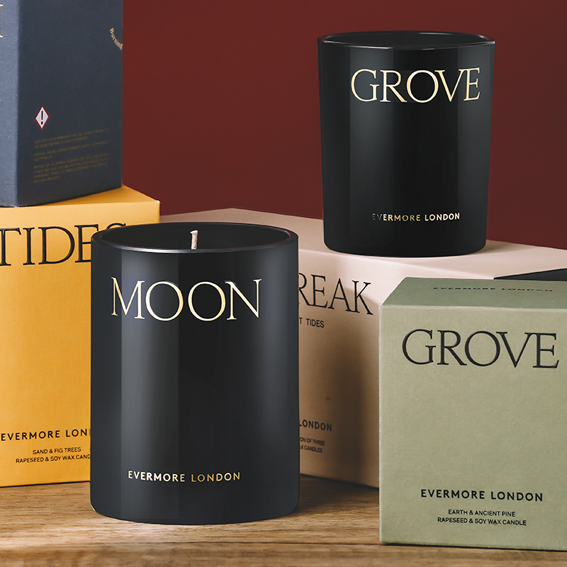 Evermore London Candle UK Natural Plant Essential Oil Bedroom Room with a lasting smoke-free fragrance