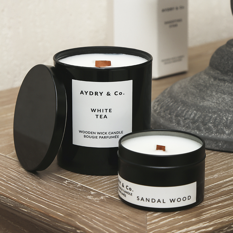 aydryco incense candle AYDRY Co natural scented essential Oil Bedroom Tranquilizing Handmade Wooden Core