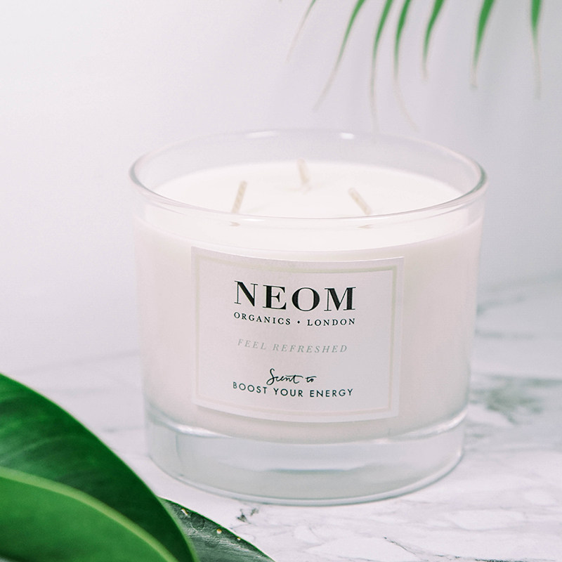 Royal UK NEOM Three-Core Aroma Candle Eurostyle Romantic Aroma Plant Essential Oils Indoor for Sleeping With Sleep