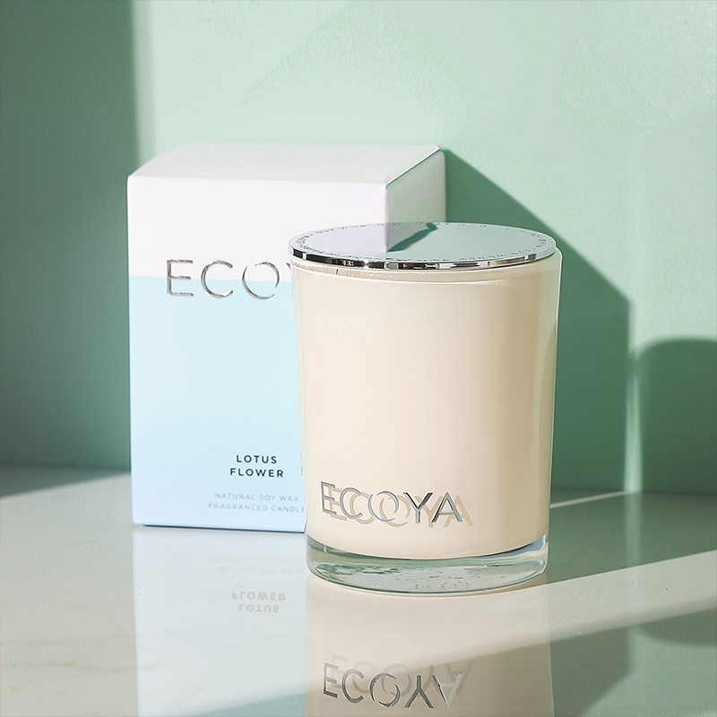 ECOYA Australia Top scented candles luxury glass plant essential oil room indoor lasting fragrance
