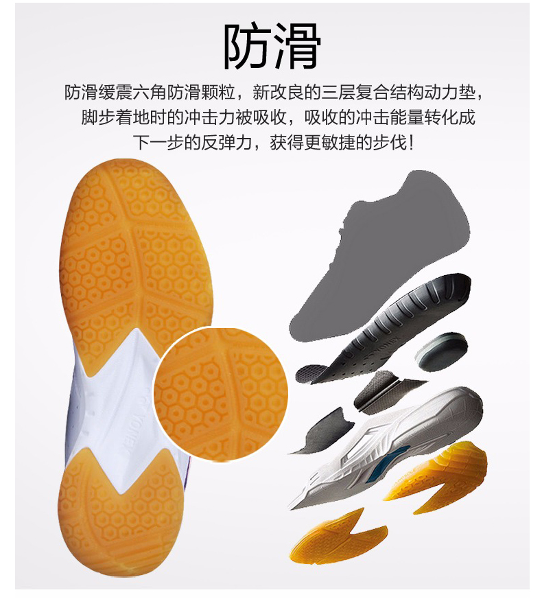 Trang web chính thức Giày cầu lông YONEX Yonex chính hãng 2018 mới yy siêu nhẹ giày thể thao nam và nữ 200c giầy thể thao nữ
