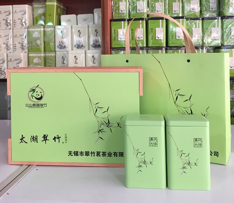 Wuxi specialty Taihu Cuizhu Mingqian premium tea 250g high-grade gift box Doosan Green Tea 2021 new tea