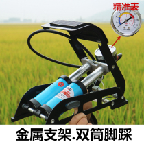 Car portable inflator Bicycle household multi-function precision table gas simple inflator tire Ou Nai inflator