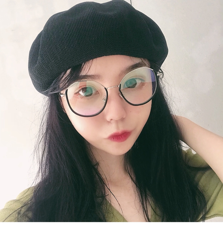 Ins phong cách Hàn Quốc thấp hơn nửa khung kính nữ thủy triều Harajuku retro tròn nhỏ với cận thị có một số kính nam khung - Kính kính em bé