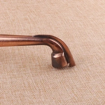 Red copper detachable spot dry tobacco rod old-fashioned dry tobacco pipe retro bamboo smoking set creative imitation bronze tobacco bag pot