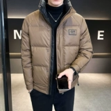 Демисезонный пуховик, трендовая модная короткая куртка, изысканный стиль, 2025 года