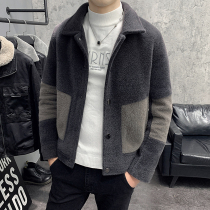 Water Mink Suede Jacket Male Winter Glint Thickened Mens Jacket Hair Blouse Trend Short And Light Extravagant 2022 New