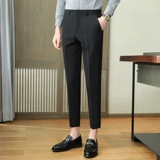 Летние трендовые штаны для отдыха, модный костюм в английском стиле, облегающий крой, в британском стиле