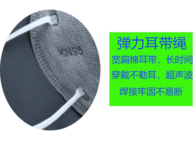 Марлевая повязка от пыли kn95口罩带呼吸阀囗罩头戴式活性炭透气防尘防工业粉尘打磨防灰尘