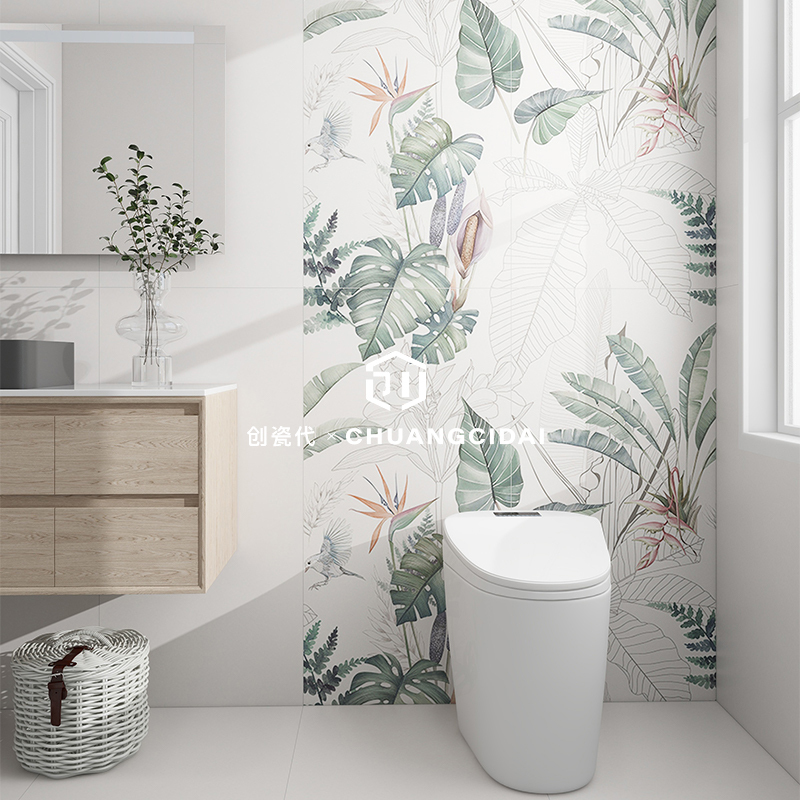 French-Style Bathroom Tiles 600X1200 Ceramic Tiles Kitchen Bathroom Wall Tiles Micro Cement Floor Tiles Cream Style Wabi-Sabi Style