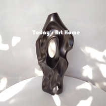 TODAYART personality small crowdsourced medieval vase retro ceramic Chinese style book house countertop decoration Xuanguan flower arrangement pendulum