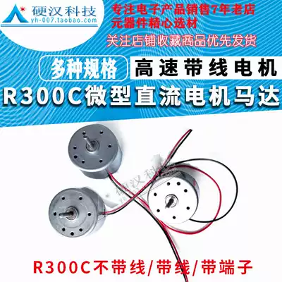 R300C Micro DC motor Motor with wire motor AC high-speed motor with wire without wire