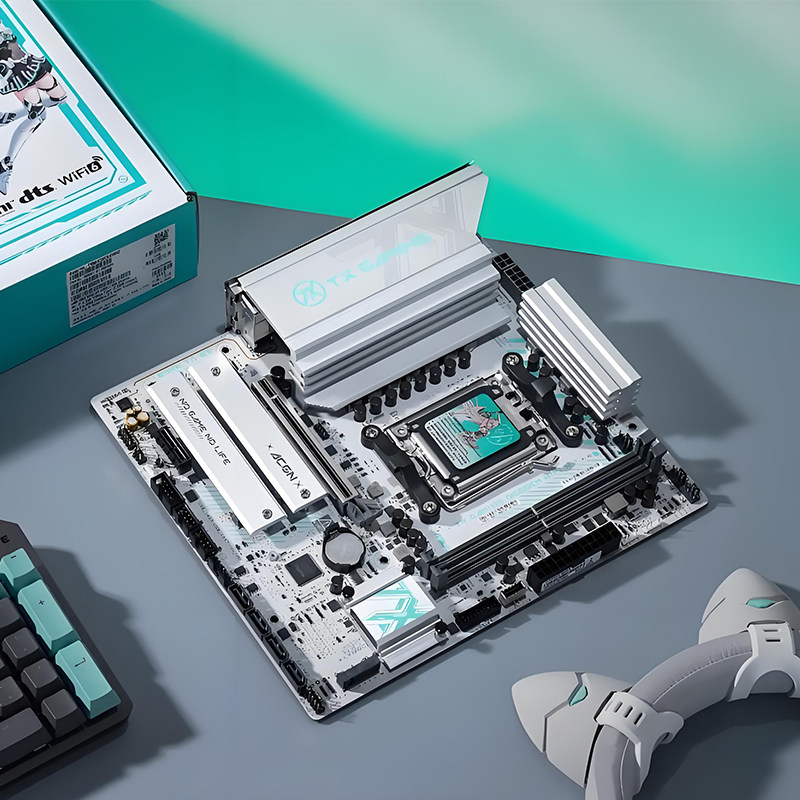 Amd Ryzen R7 7800X3D/R7 9800X3D Version U Set with Asus B650/X670Rog Snow Edition Motherboard U Set