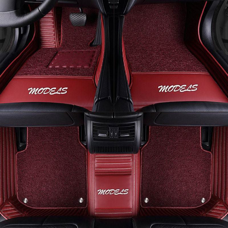 Suitable for Toyota Ralink Corolla dual engine e RAV4CAMRY Highlander car all-inclusive silk ring foot pad