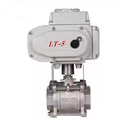 Q911F-16P electric ball valve Electric stainless steel 304 three-piece internal threaded ball valve DN15-DN100