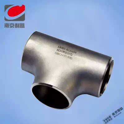 304 stainless steel welded tee industrial welding tee seamless tee 25 32 45 57 76 89 108
