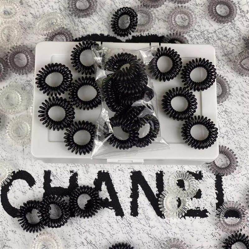 Simple ins Telephone Cord Hair Ties, High Elasticity, Durable, Hair-Friendly, 2025 Hair Rope, Rubber Band Hair Accessory