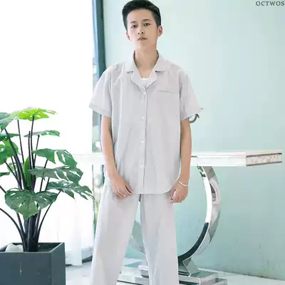 OCTWOS new handsome T neutral lesTT simple wild loose comfortable breathable home clothes neutral pajamas
