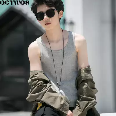 OCTWOS handsome T neutral les lazy pullover simple reinforcement bandage flat chest underwear comfortable non-magnetic sports corset chest