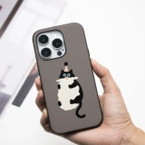 Apple, чехол для телефона, мультяшный многоцветный защитный чехол, iPhone16, iPhone16 Pro, из натуральной кожи, защита при падении