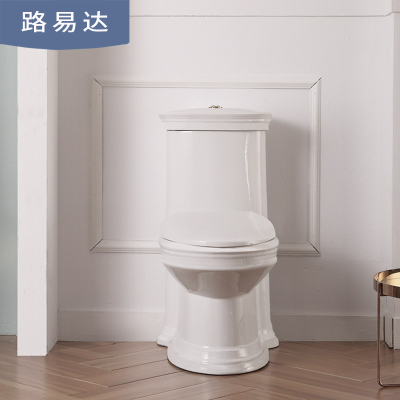 Luida ceramic toilet Home Toilet Spray Siphoning Type Muted Water Pumping Deodorant Eu Toilet