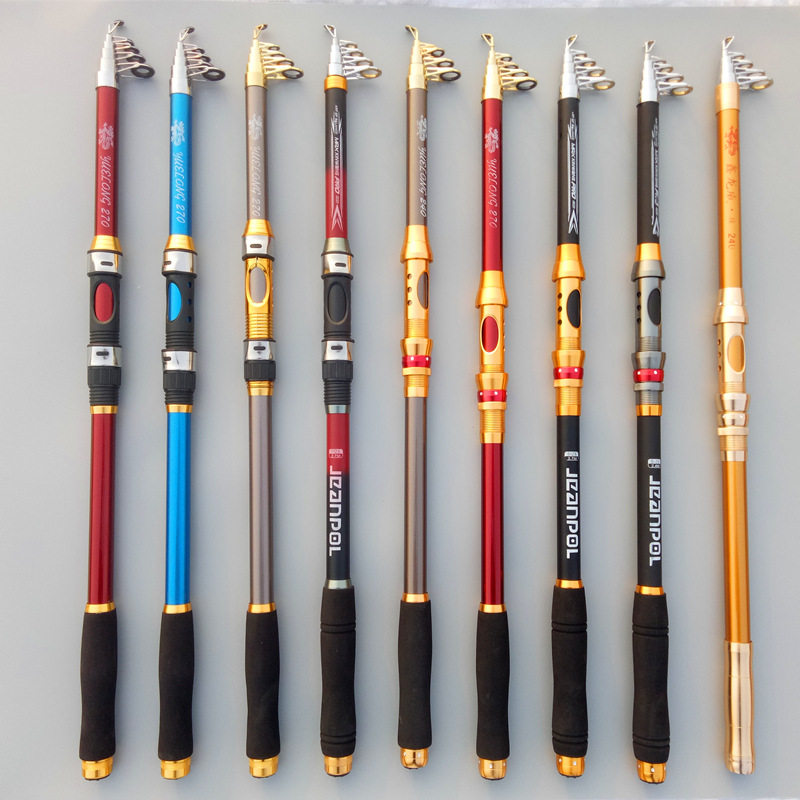 Sea pole factory direct sales long throw rod fishing rod 2 1 meter 3 6 meters special sea pole Xinlongwei sea pole