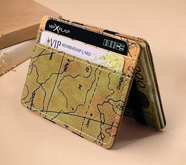 Magic bag card bag men's mini small wallet ultra-thin card holder simple multifunctional driver's license leather case female bank card
