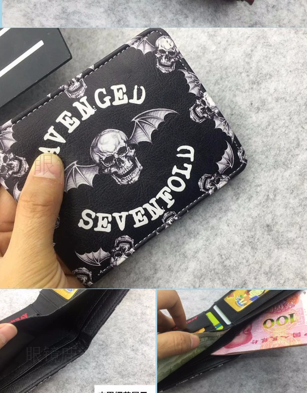 Ví Marvel mới Batman Bao quanh Justice League Superman Batman Flashman Wallet - Ví tiền