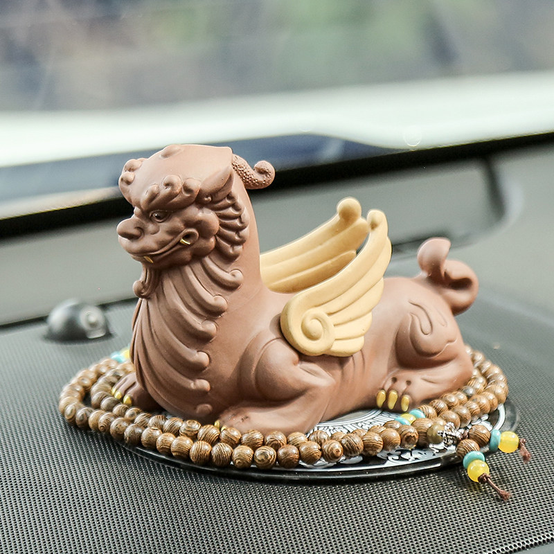 Creative security and safety automobile furniture car accessories car recruitment ceramic cute control decoration