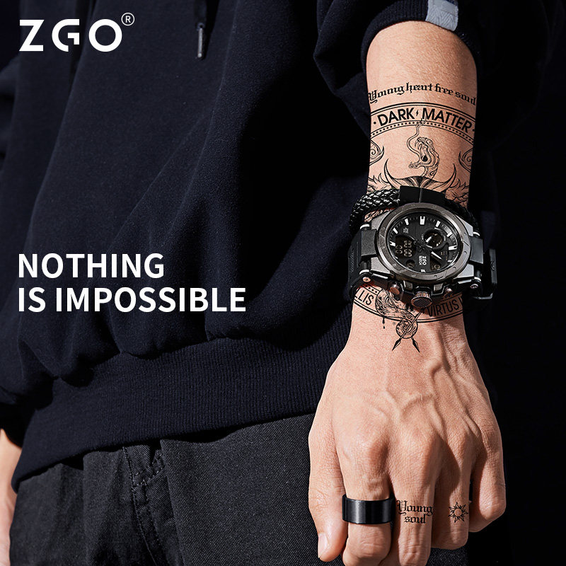 zgo Zhenggang children's watch boy boy alarm 8 waterproof 13-year-old child Primary School electronic watch with alarm clock