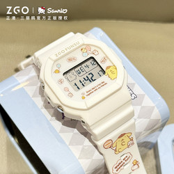 Sanrio pudding dog joint watches female students in junior high school girls and children girl sports waterproof electronic watches