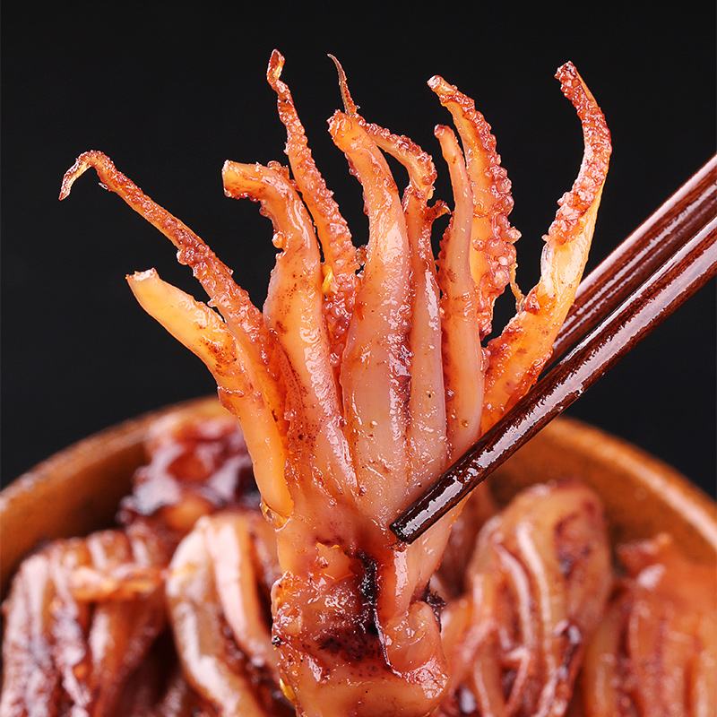 Jingxu Squid head Spicy squid Whisk squid Seafood Instant snacks Snacks Seafood squid silk Snack food