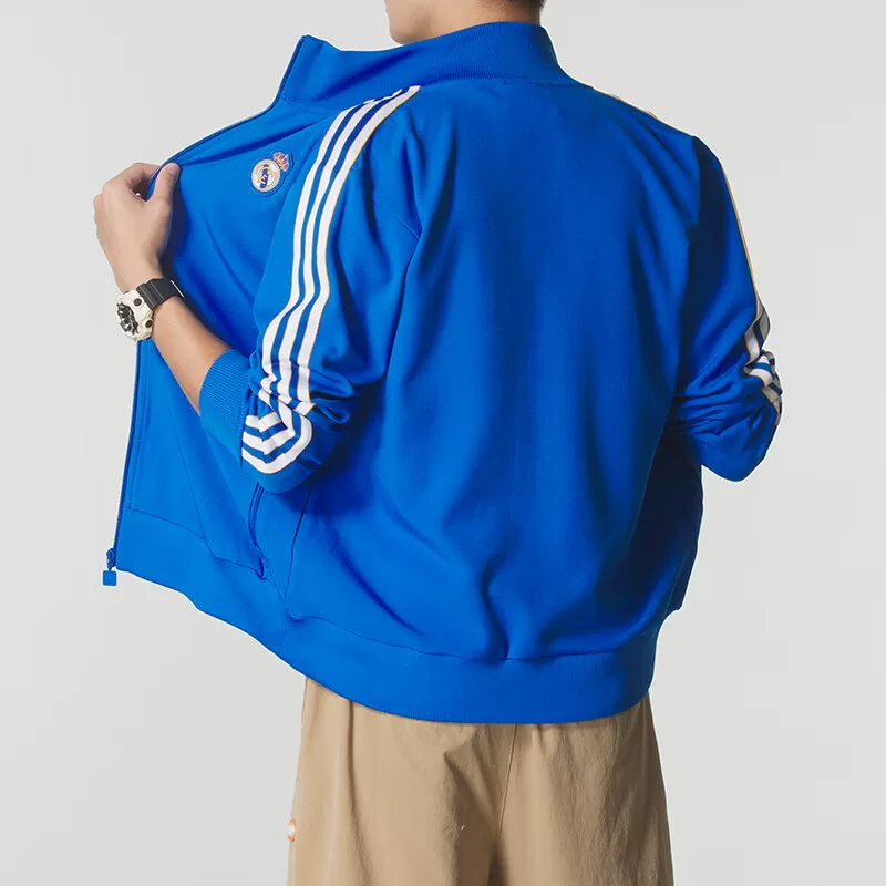 Adidas, men's football knitted sports autumn jacket