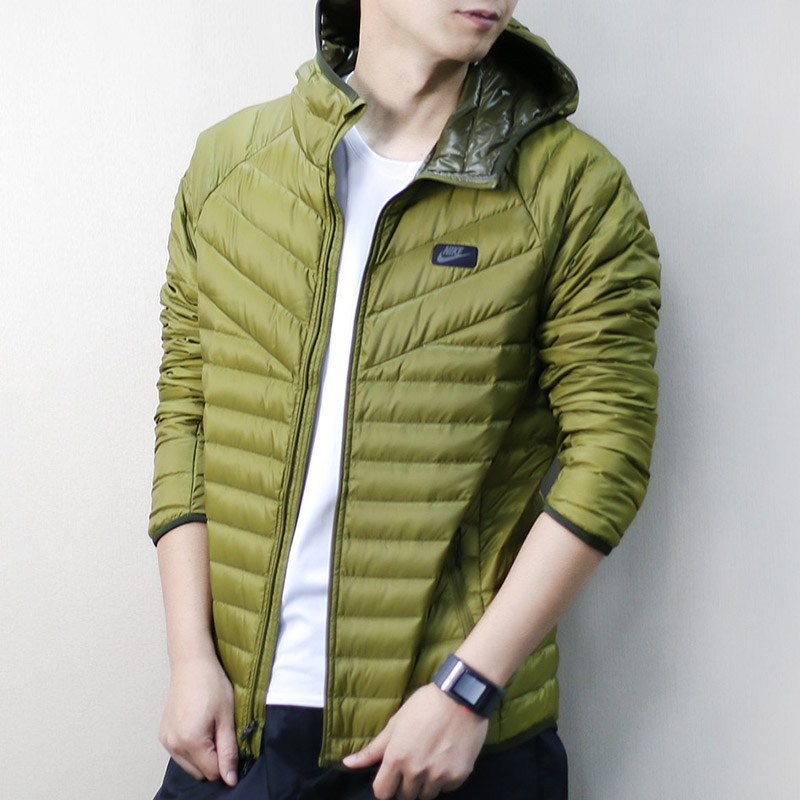 nike down jacket green