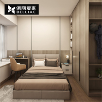 Baili Aijia whole house custom bedroom cabinet whole wardrobe integrated Cabinet modern light luxury open door sliding door simple cabinet