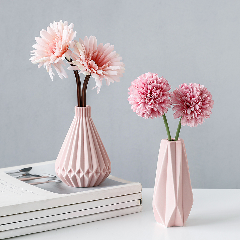 Nordic Emulation Plant Floral Small Potted in the Interior Home Pendulum living room Desk Decorative Fake Flowers Creativity