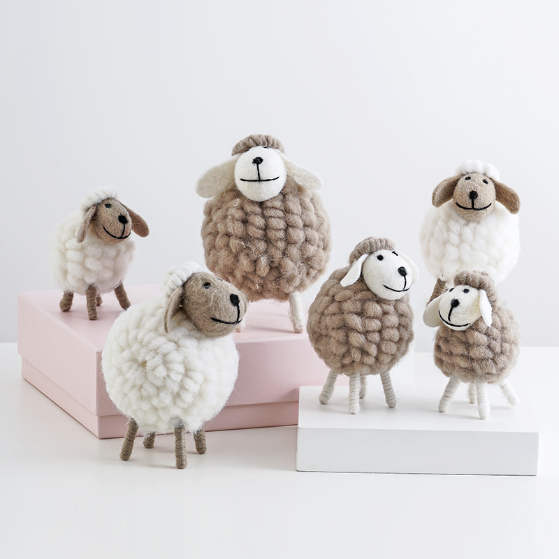 Sheep Nordic entrance wine cabinet TV cabinet Home decoration ins decoration Bedroom knickknacks Creative cute