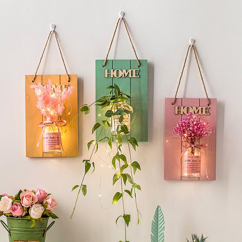 Room decoration pendant wall wall wall fake flower living room bedroom sofa background wall rental room wall hangings