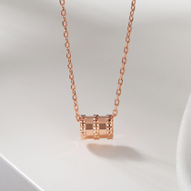 JG small waist necklace female tide 925 silver Net red sun luxury long-distance love necklace choker Valentines Day gift