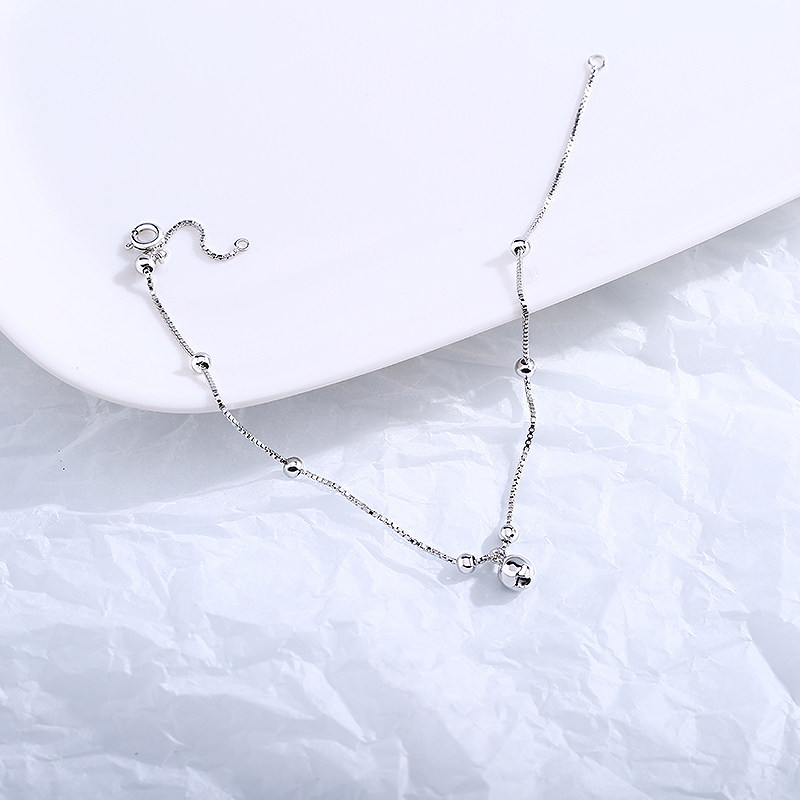 Bracelet de cheville Femme JOHNSONGEM en Argenterie - Ref 3104357 Image 4