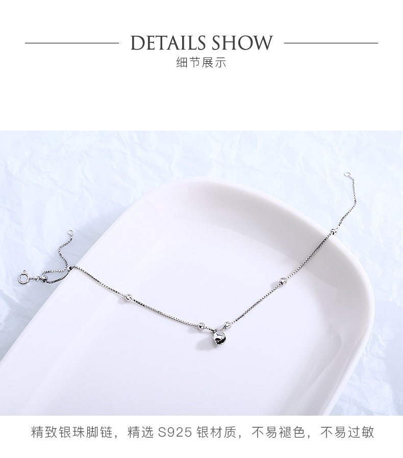 Bracelet de cheville Femme JOHNSONGEM en Argenterie - Ref 3104357 Image 10