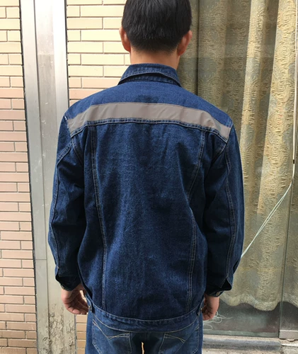 Униформа медсестры, светоотражающий демисезонный джинсовый комбинезон, увеличенная толщина, осенний сезон, делается под заказ