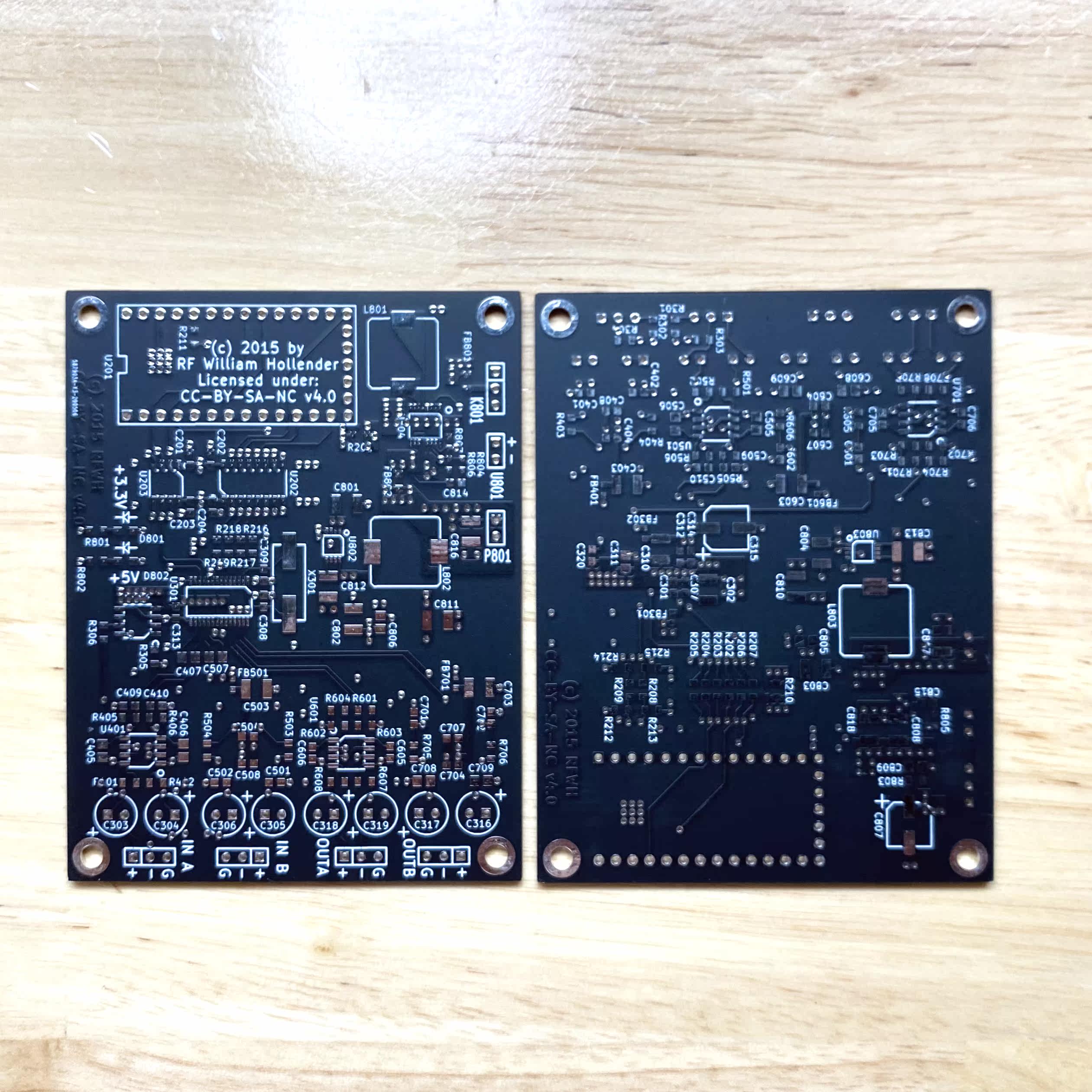 Teensy SuperAudioBoard develops a board empty PCB