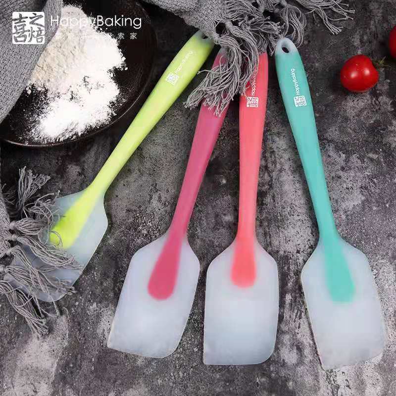 Haiji's one-size silicone knife with high temperature cake cream cow-rolled sugar stirring tool baking scraper knife