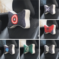 Car supplies Neck pillow Bone pillow Cartoon creative cotton hemp memory cotton seat pillow Car car interior products
