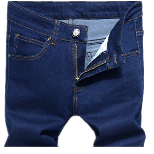 Pure blue 27 small size men's jeans men's 26 small feet pants slim fashion 25s size 1 feet 9 men's pants brandໄວລຸ້ນ